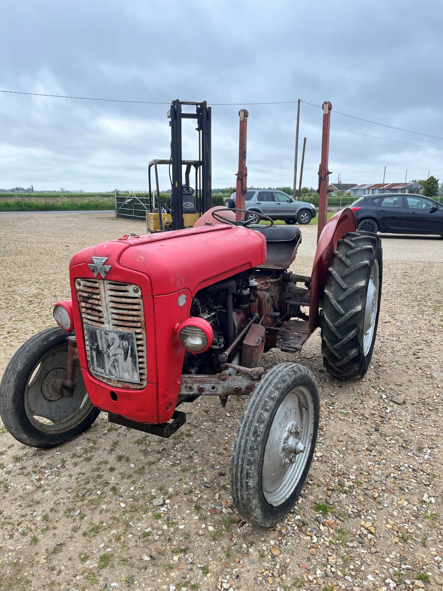 1960 Massey Ferguson 35 orchard tractor, 8000hrs with underslung exhaust system