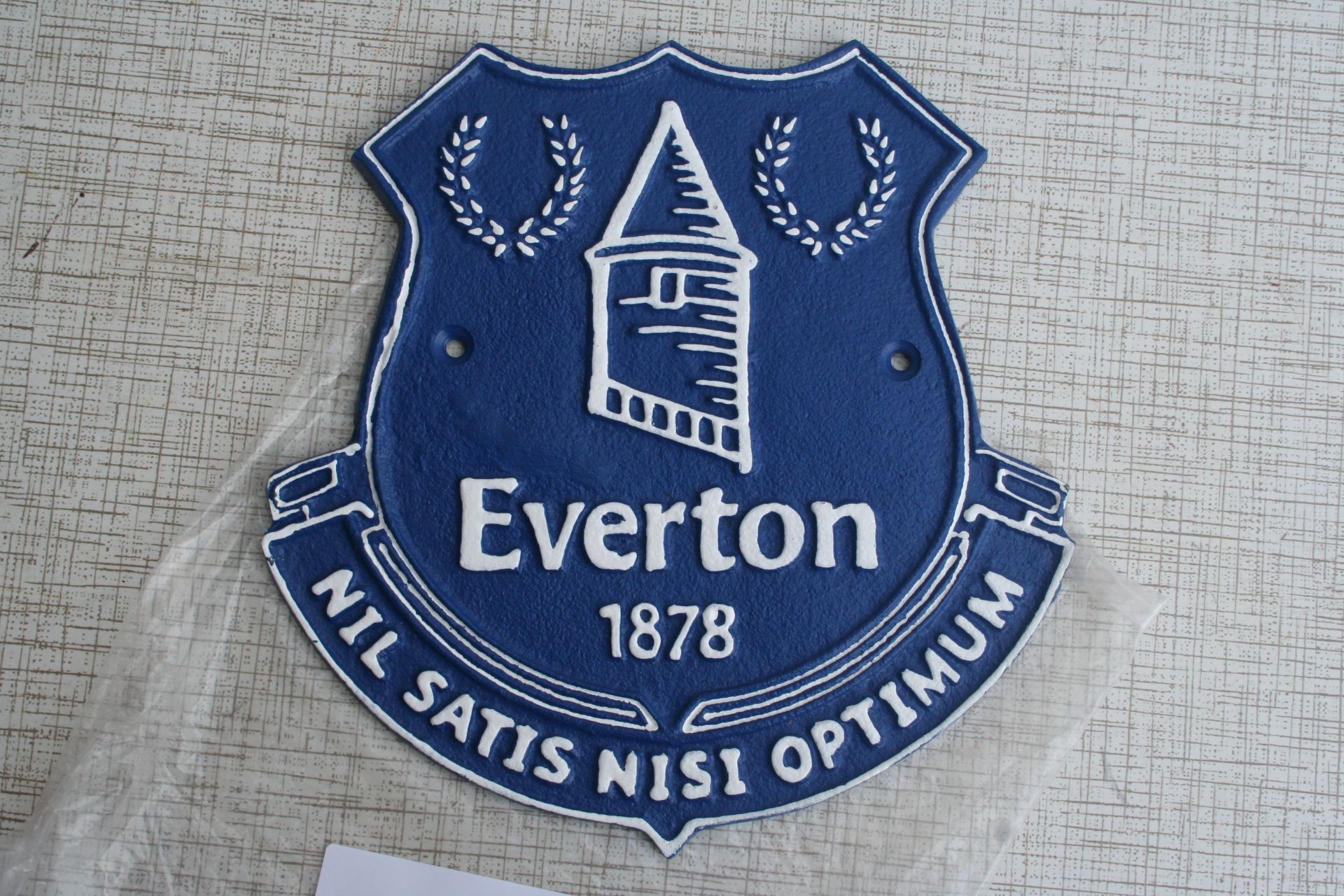 Everton FC plaque
