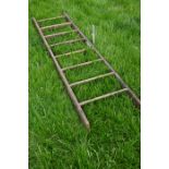 Wooden 8 tread ladder