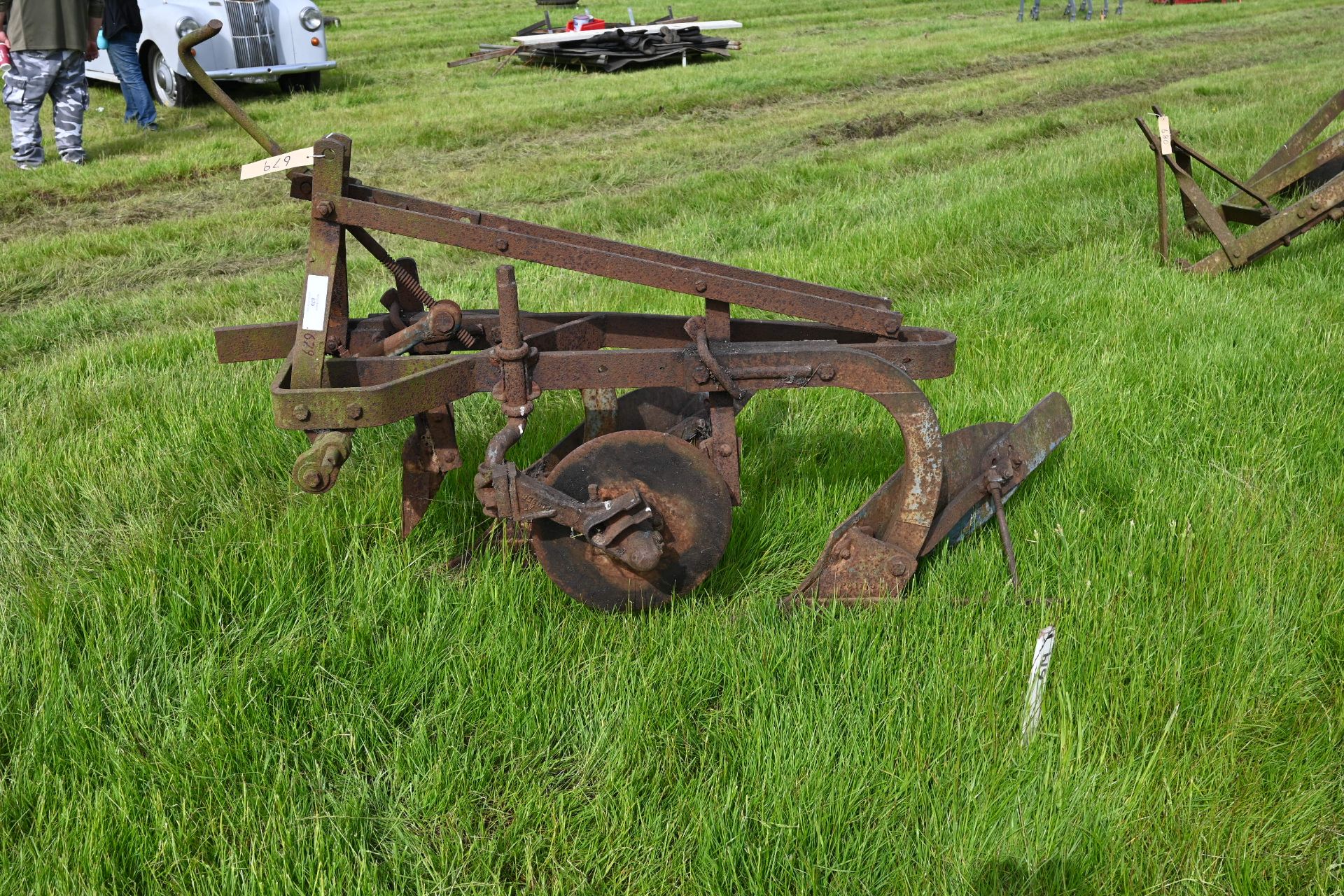 Ransomes two furrow non reversible plough