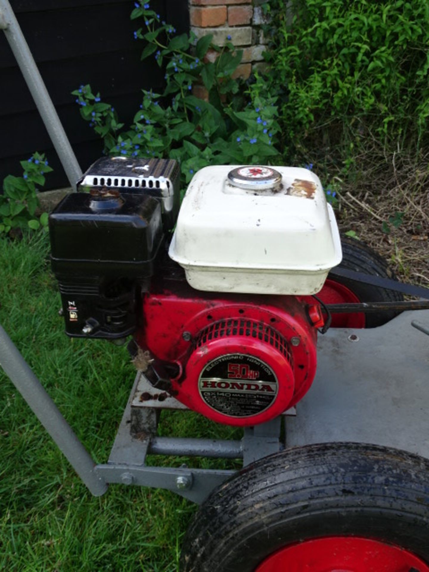 Walk behind flail mower with Honda engine - Image 3 of 5