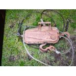 Tirfor rope winch