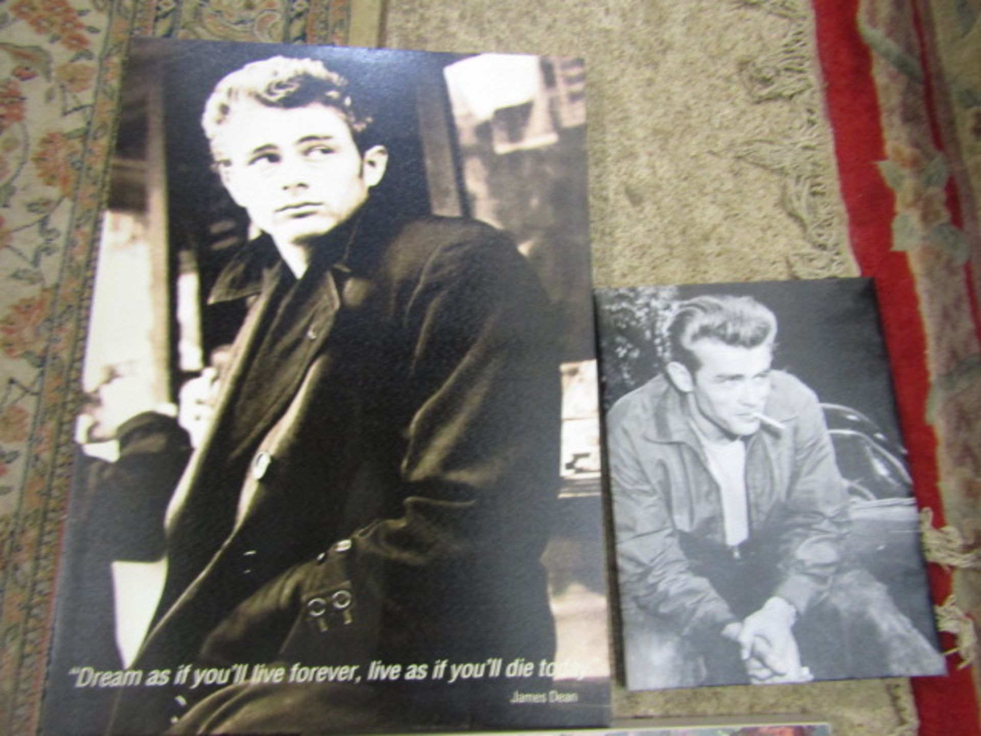 James Dean canvas prints along with a quantity of various other prints - Image 3 of 4