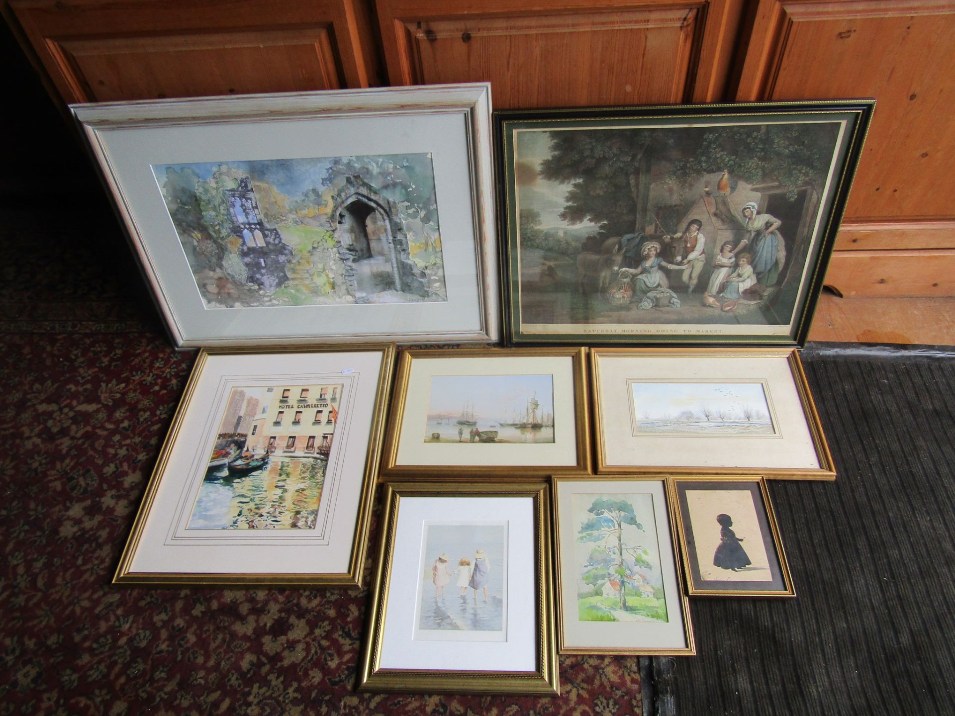 Framed paintings and prints