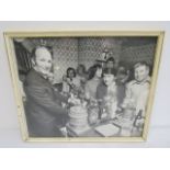 Boxing champion Henry Cooper framed photograph