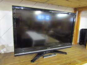 Toshiba 42" LCD TV with remote from a house clearance