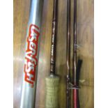 Grey's 10' fly rod and a Storm telescopic rod