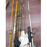 4 fishing rods