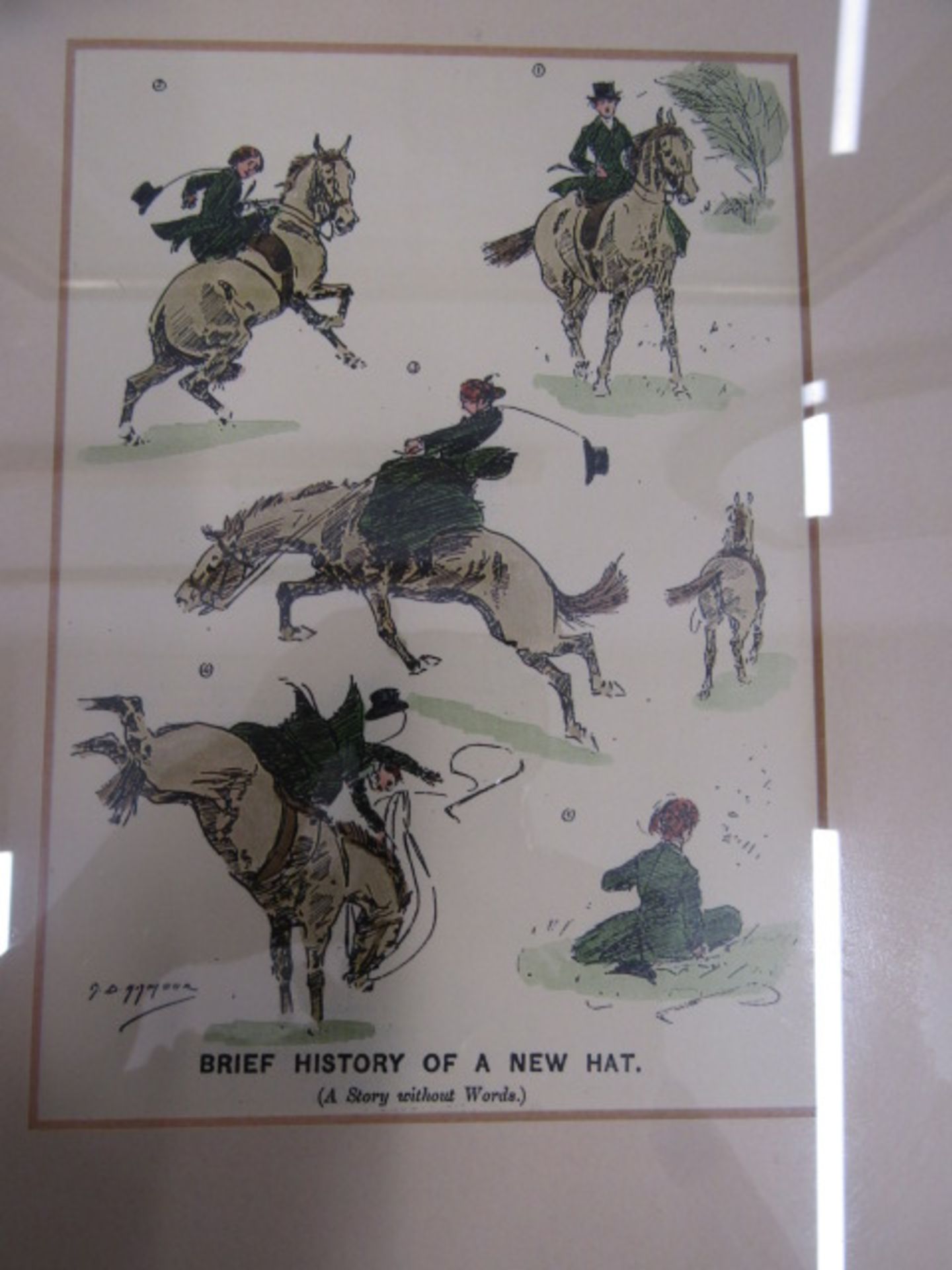 Thelwell ltd edtion print 'The Smooth Shoot' pencil signed in margin and a comical sporting print - Image 2 of 5