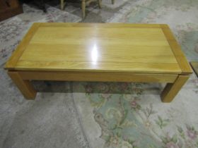oak coffee table 125x60cm