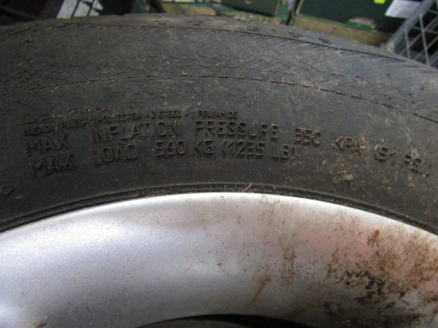 Set of 4 Alloy wheels with tyres 175/80 R14 - Image 4 of 4