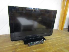 Panasonic 24" LCD TV with remote from a house clearance