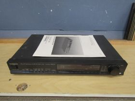 Technics Quartz synthesizer LW/MW/FM stereo tuner with manual from a house clearance (no leads)