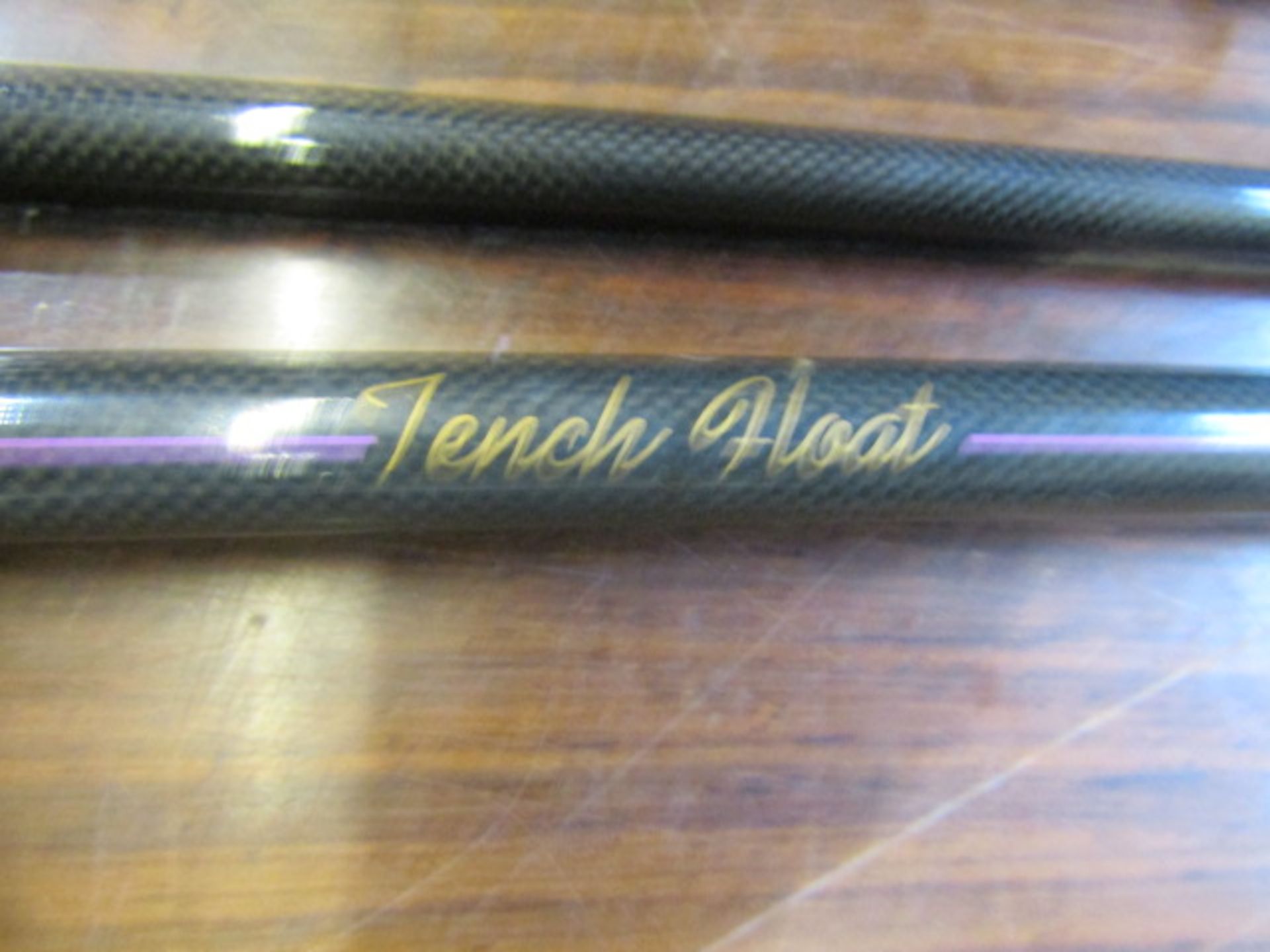 Drennan tench float rod 12' 9" with canvas and hard tube case - Image 3 of 8