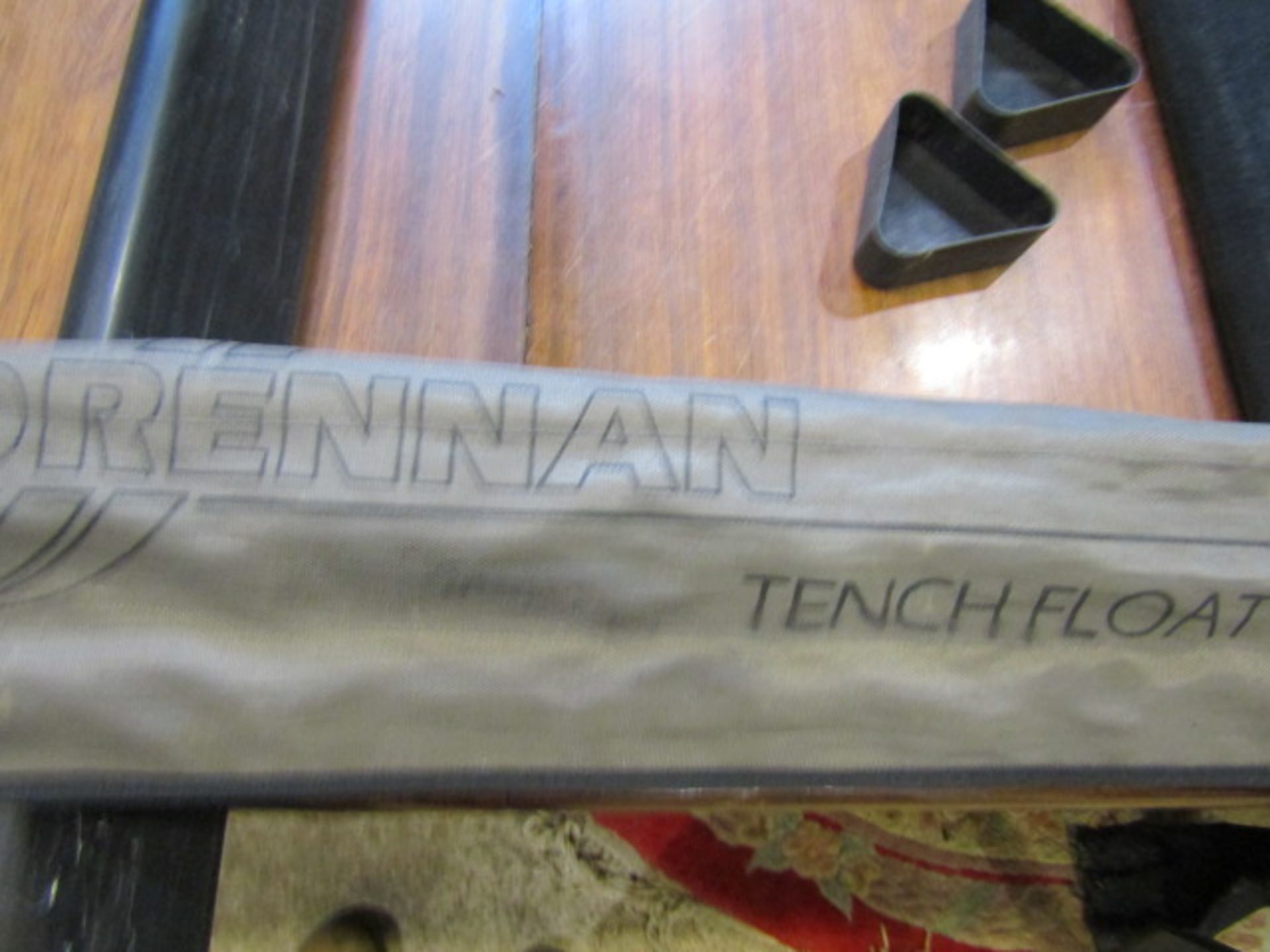 Drennan tench float rod 12' 9" with canvas and hard tube case - Image 6 of 8