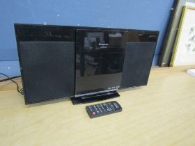 Panasonic DAB audio system with remote from a house clearance