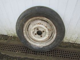 Vintage Morris Minor wheel