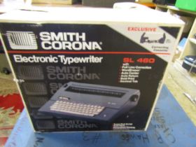 Corona Smith electronic typewriter in box (no plug)