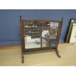 Mahogany framed dressing table mirror