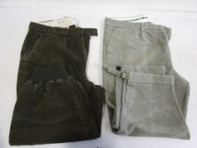 Hoggs of Fife and Barbour moleskin breeks  40 and 42" waist