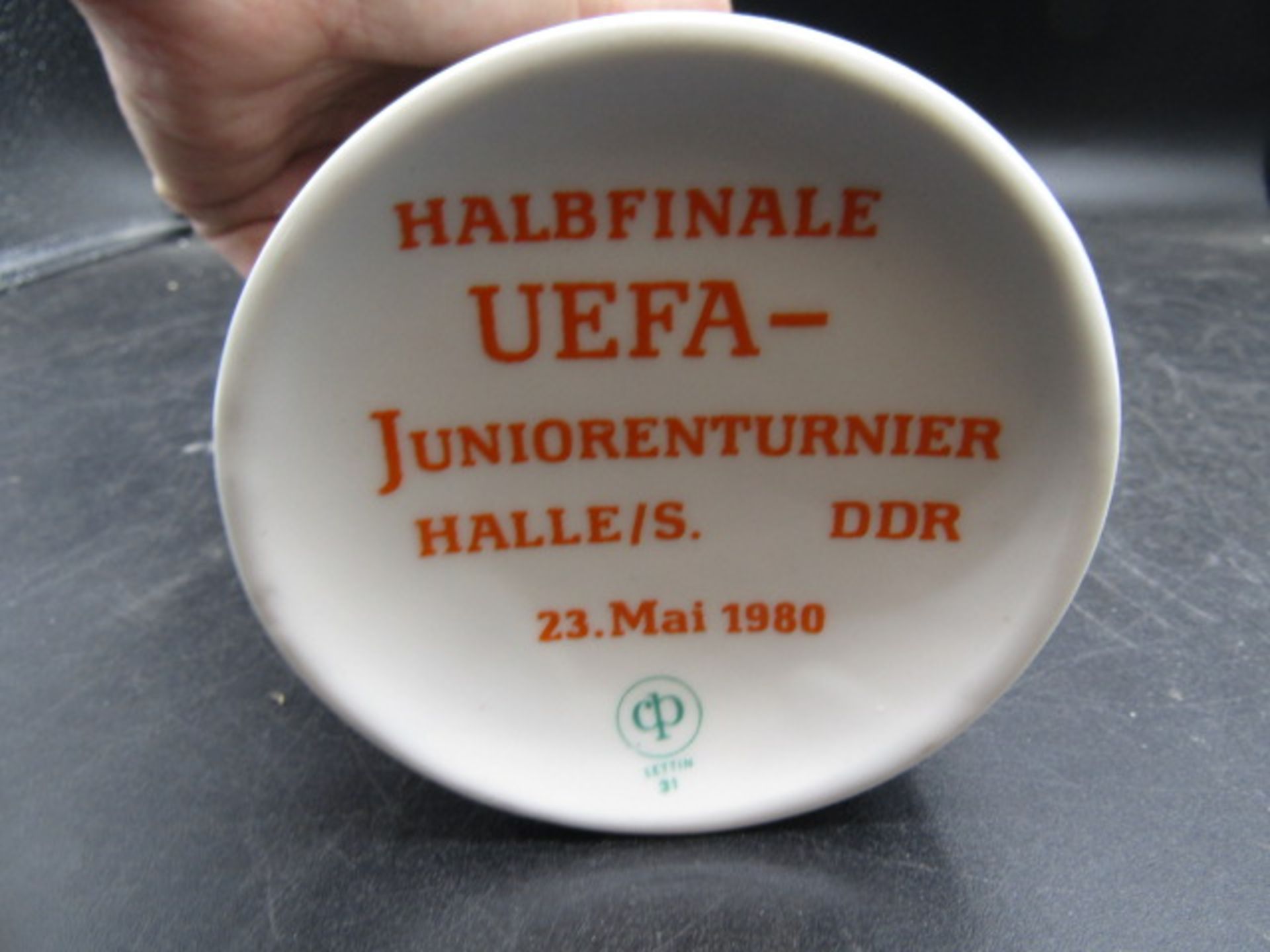 UEFA world youth tournament beer mug- award for semi-finalists 1983, Germany - Image 5 of 5