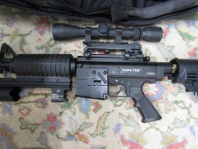 RAP4 T68 paintball gun with extra's inc Scope system, Grenade launcher, rapid fire trigger, air