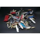 Collection of small penknives