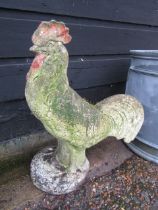 A large concrete Cockerel