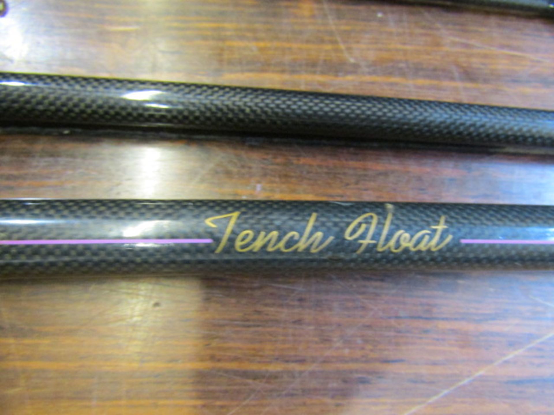 Drennan tench float rod 12' 9" with canvas and hard tube case - Image 5 of 8