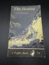 J.R.R Tolkien 'The Hobbit' 1961 1st edition Penguin paperback. well preserved example with no