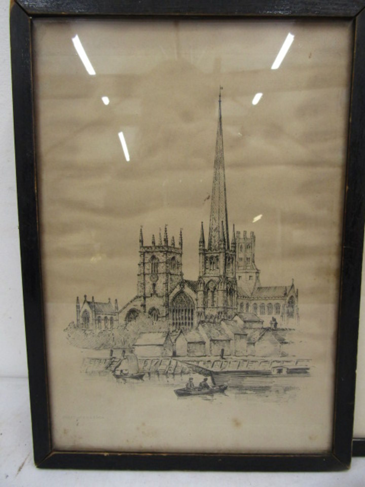E.J Maybery etching of Ye Olde White Inn- Bishops Stortford and pencil signed by artist, Sandringham - Image 5 of 7