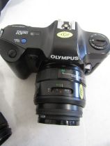 Olympus, Minolta and vinatge Cosmic cameras