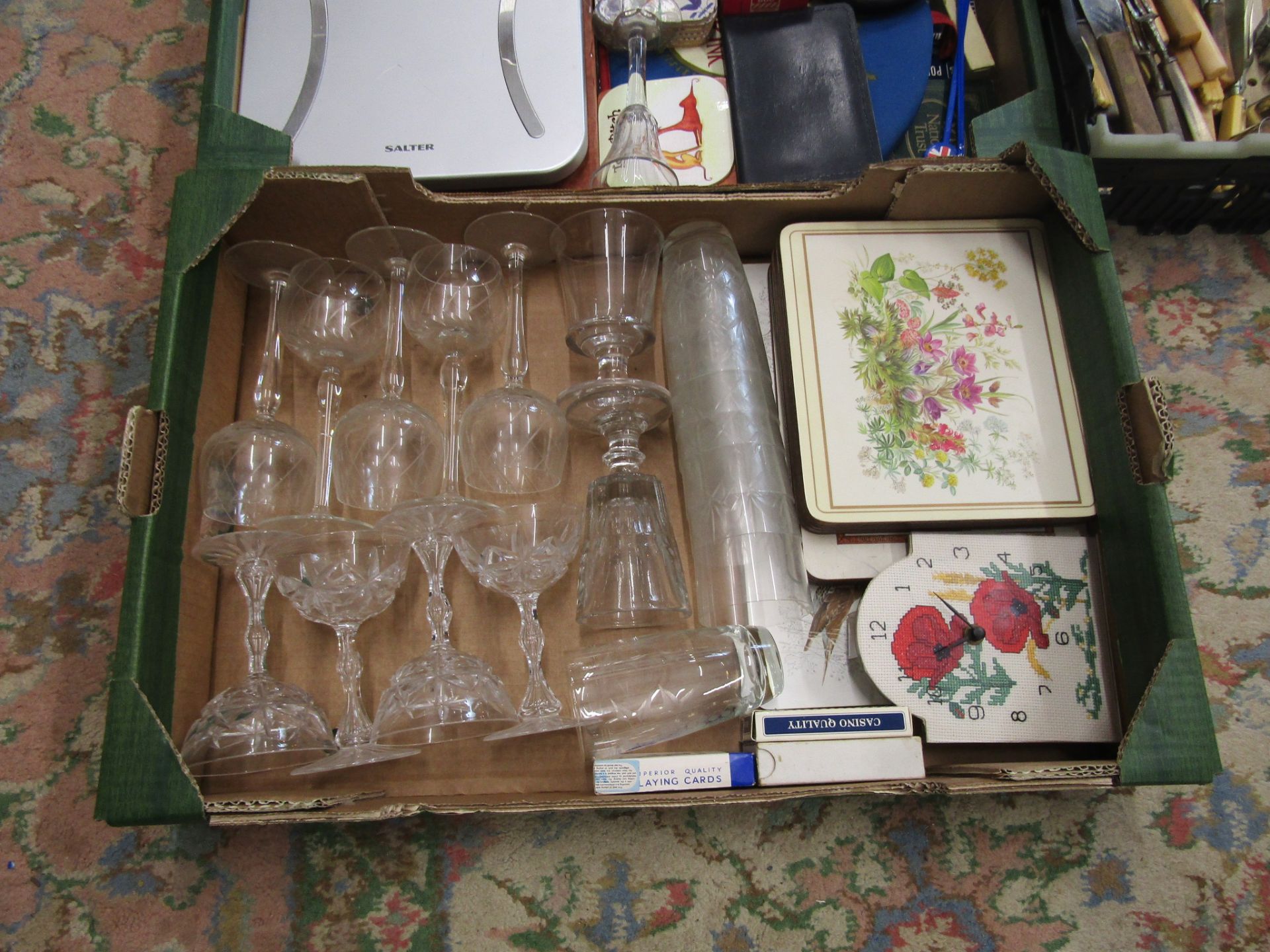 4 Boxes of mixed cutlery, glass and Kitchenalia etc - Image 5 of 5