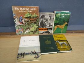 6 Books on greyhounds and coursing etc