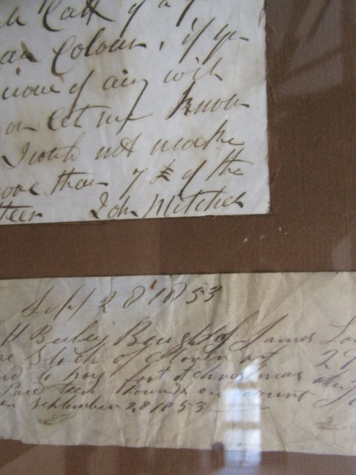 Framed antique legal documents, receipts etc - Image 15 of 16