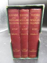 Wayside and Woodland Blossoms in 3 volumes with illustrations and coloured plates