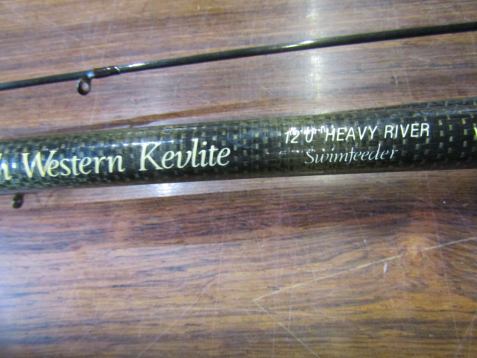 North Western heavy river rod 12' with hard case - Image 2 of 2