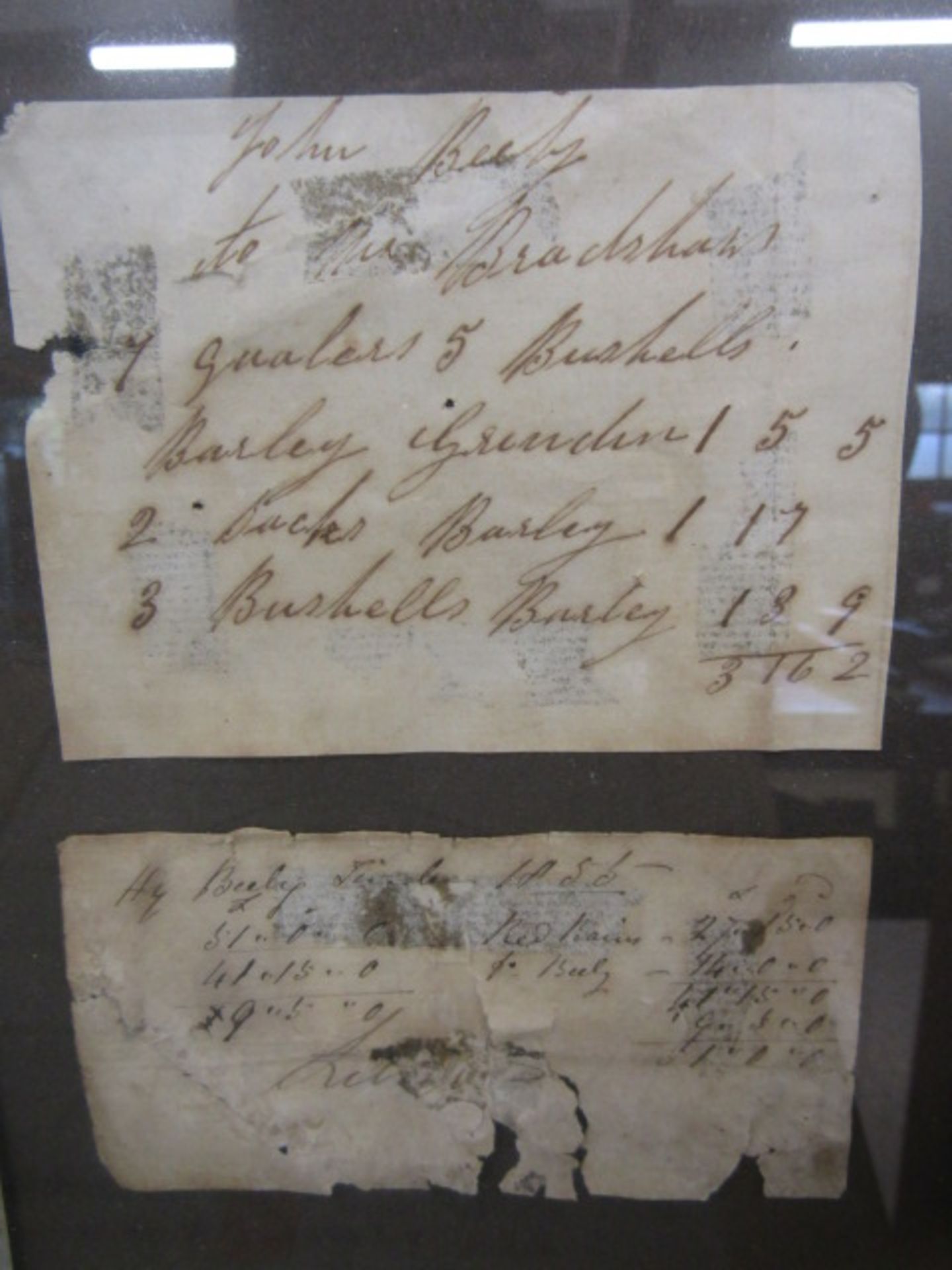 Framed antique legal documents, receipts etc - Image 12 of 16