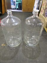 3 glass brewing carboys 23L one boxed with 2 optics