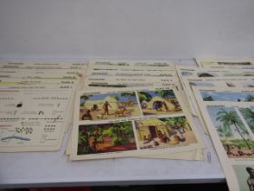 Vintage educational prints for Geography (18) and History (14) Maps x 3