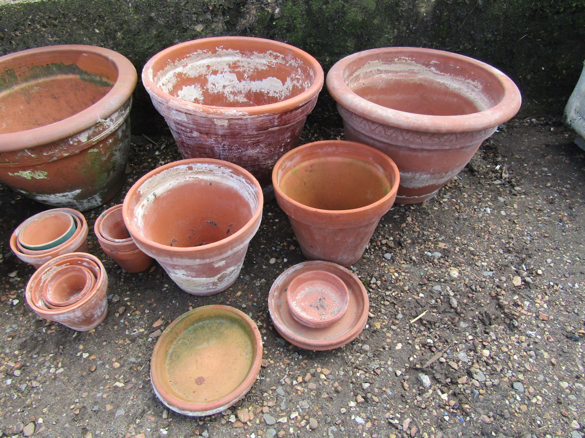 Terracotta garden pots - Image 3 of 3