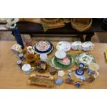 Assorted china to include plates, cups, vases etc including Royal Staffordshire, Masons,