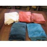 5 super soft fleece throws new/like new