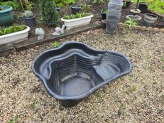 Rigid Garden Pond liner 4ft x 3ft by 15 inches deep approximately