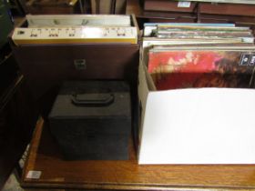 box and case LP's and case 45's