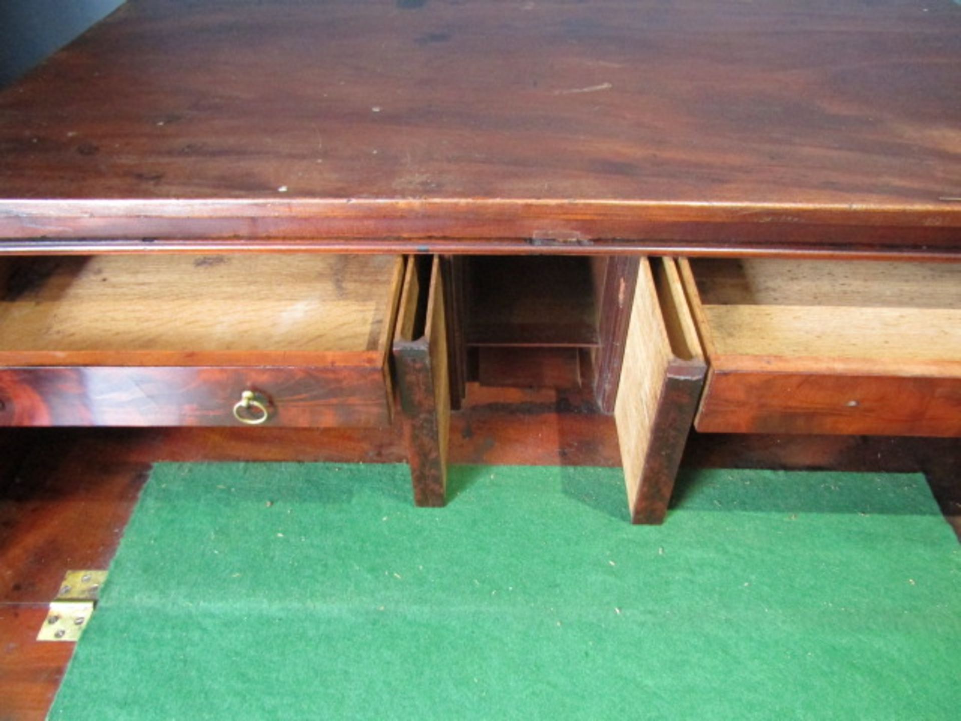 A Georgian mahogany secretaire chest  108Wx58Dx97H cm - Image 8 of 13
