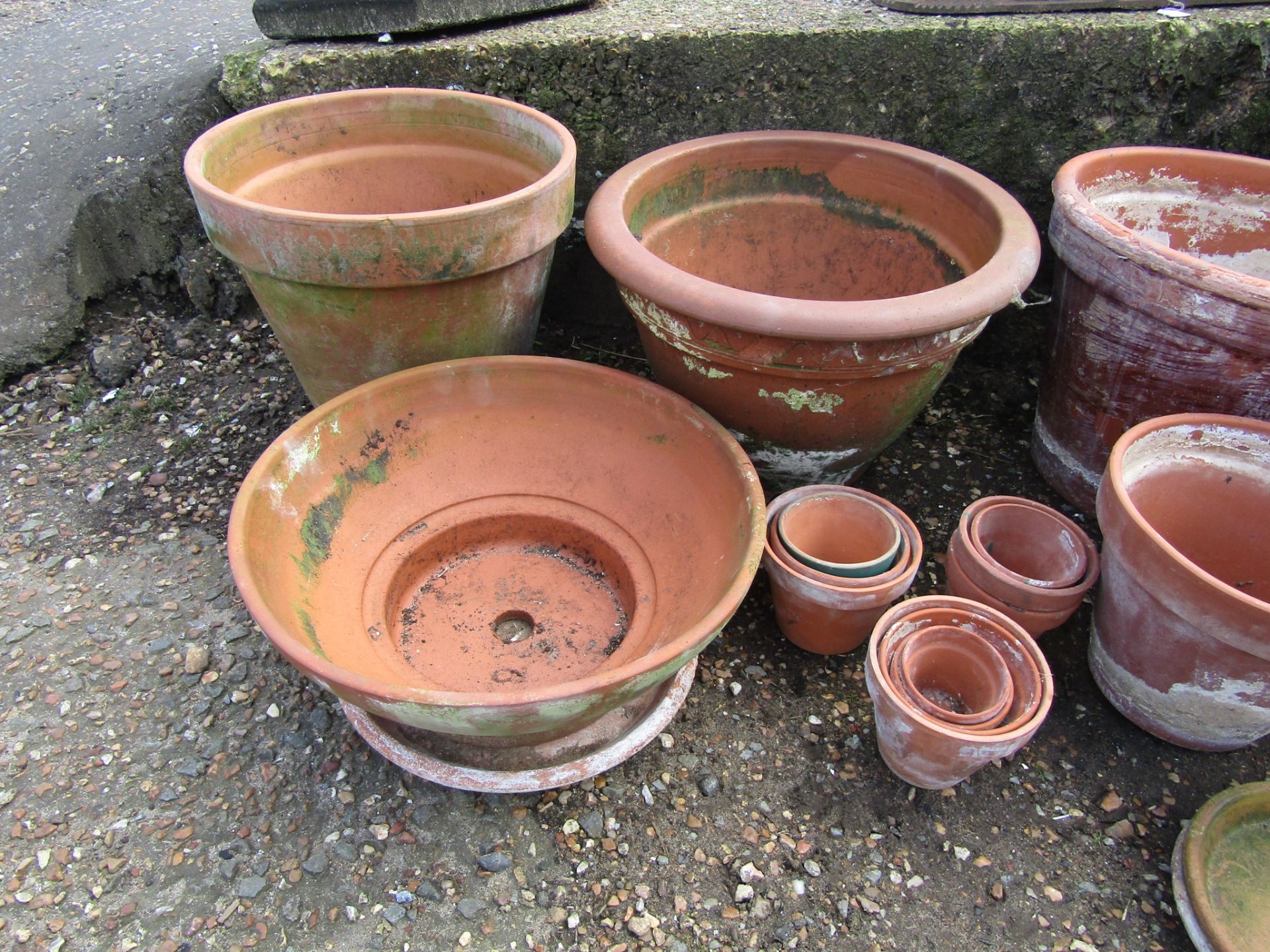 Terracotta garden pots - Image 2 of 3
