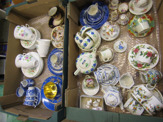 Various part tea sets, trio's cup & saucers inc Spode, Royal Albert etc