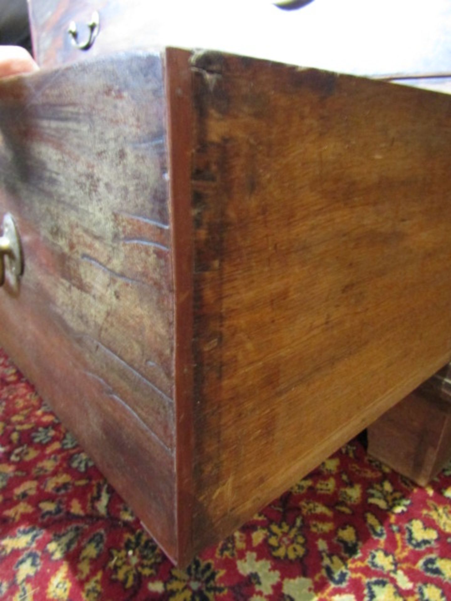 A Georgian mahogany secretaire chest  108Wx58Dx97H cm - Image 4 of 13