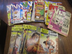 Viz and Classics Illustrated magazines